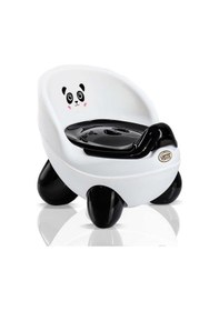 Resim Violet Passion 0084 Panda Bebek Lazımlığı Beyaz Beyaz - Siyah 