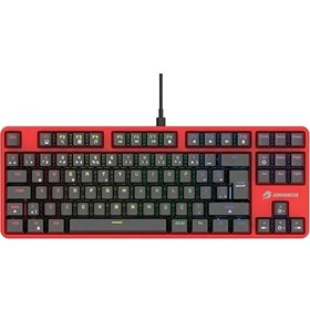 Resim GameBooster GM06B PLUS TKL Red Switch RGB Mekanik Oyuncu Klavyesi 