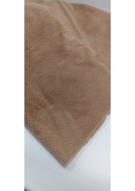 Resim Krem Renk Peluş Kumaş 