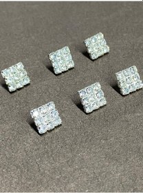 Resim Taşlı Düğme Bluz Düğmesi 9 Taşlı - 6'lı Set 52771510111701 