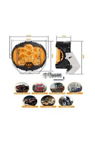 Resim NKT GROUP 5"baja Style Shooter Offroad Projektör Led Lamba Turuncu 