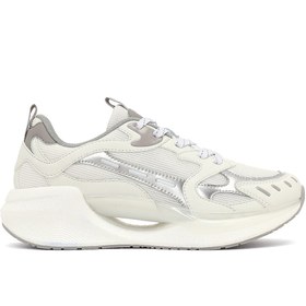 Resim Derimod Studio Kadın Gümüş Bağcıklı Kalın Tabanlı Sneaker 25AFD435114 