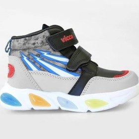 Resim Vicco David 946.b25k.420 Anatomik Taban Erkek Çocuk Işıklı Bot Siyah 22-25 Siyah 