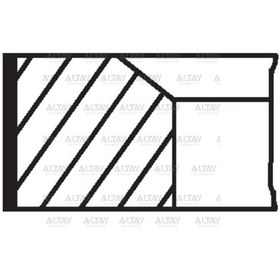 Resim Segman Golf4 97-04 / Bora / Passat / A3 / Toledo Akl-aft-adp-aeh 1.6 0.50 06b198151 