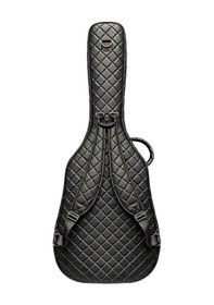 Resim Siyah Profesyonel Gigbag Klasik Gitar Kılıfı-çantası-kapitoneli Suni Deri 