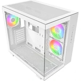 Resim Montech King 65 Pro Atx Mid Tower Oyun Bilgisayarı Kasası, Çift Odacık, Yüksek Hava Akımlı Mesh Pan 