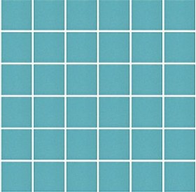 Resim Serapool Porselen Mozaik 5x5 Turkuaz 
