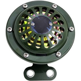 Resim Geeroyoo 24v Kamyon Ve Tekneler İçin Dayanıklı Yeşil Demir Elektrikli Korna, 110db Ses Gücü 
