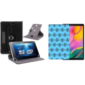 Resim NewFace Samsung Galaxy Tab S3 T820 T825 T827 Uyumlu Set Universal Tablet Kılıfı Ve Nano Ekran Koruyucu 