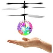 Resim Renkli Mini Drone Shinning Led Rc Drone Uçan Top Helikopter Işık Kristal Top No Switch 