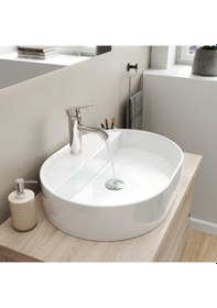 Resim Aqua Bagno Bianzo Lavabo Beyaz 55 x 42 CM 