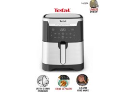Resim Tefal Xxl 6.5 Lt Geniş Hacimli Hava ile Kızartma ve Izgara 2'si 1 Arada Tüm Ihtiyaçlara Uygun Yağsız Fritöz Airfryer + Onerous Lambader 