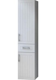 Resim Denko Lotus 80 Cm Mdf Üzeri Lake Banyo Takımı Ve Boy Dolabı Beyaz 