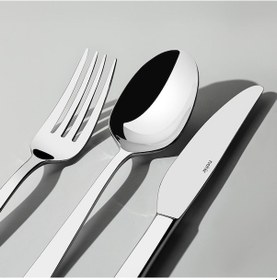 Resim Nehir Deniz Sade 12 Kişilik 89 Parça Kutulu Çatal Kaşık Bıçak Takımı 