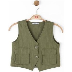 Resim Nk Kids Kız Çocuk Cactus Yelek Yeşil 