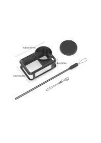 Resim Mettzchrom Dji Osmo Action 6 Uyumlu Silikon Kılıf Koruma Kılıfı Soft Case 