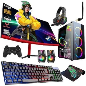 Resim DMC N86X i5-3470 16 GB 1 TB HDD+256 GB SSD 4 GB RX550 23.8" Dos Masaüstü Oyuncu Bilgisayarı 