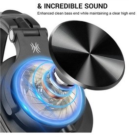 Resim Siyah-mikrofon Oneodio A71 Oyun Kulaklığı Stüdyo Dj Kulaklıklar Stereo Kulak Üstü Kablolu Kulaklık Hi-res Mikrofonlu Pc Ps4 Xbox One Gamer 