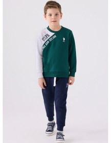 Resim U.S. Polo Assn. U.s. Polo Assn Erkek Çocuk Yeşil Eşofman Takımı Us1921-c-v1 