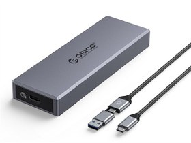 Resim Orico USB 3.2 Gen2 Type-C 10Gbps M.2 NVMe SSD Disk Kutusu Gri 