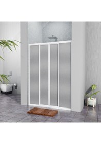 Resim Tekno Duş Beyaz Plastik Mika Duşakabin H:180 174cm 