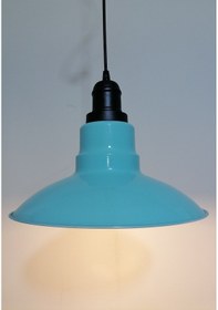 Resim Riolight Retro Turkuaz Içi Turkuaz Tekli Metal Sarkıt Çap: 30Cm (538287582) 
