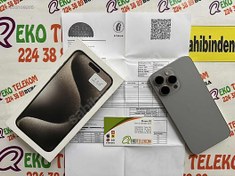 Resim Apple iPhone 15 Pro Max İkinci El TR | 256 GB | Natürel Titanyum İkinci El 5 AY GARANTİLİ HATASIZ 15 PROMAX 256 GB NATURAL EKO İLT