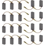 Resim 20 adet Bosch Açı Öğütücü için Karbon Fırçalar 15mm X 8mm X 5mm Karbon Motor Fırçası Elektrikli Alet Aksesuarları 
