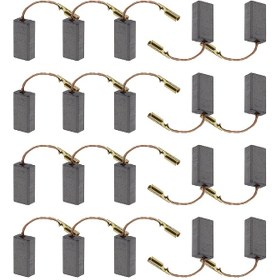 Resim 20 adet Bosch Açı Öğütücü için Karbon Fırçalar 15mm X 8mm X 5mm Karbon Motor Fırçası Elektrikli Alet Aksesuarları 