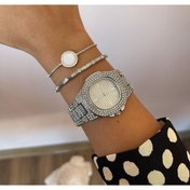 Resim pullmarkt Taşlı Analog Kol Saati 