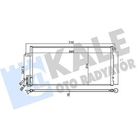 Resim Fiat Bravo Klima Radyatoru 1.4 Tjet 2008-2013 Kale 389100 
