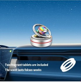 Resim Honeybeeshop İkinci Nesil Gümüş Yüzen Gezegen Aroma Kokusu Askı Taze Hava Ve Dekorasyon 