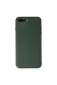 Resim artlab Art İphone 8 Plus Kılıf Coco Deri Silikon Kapak - Yeşil Lab 