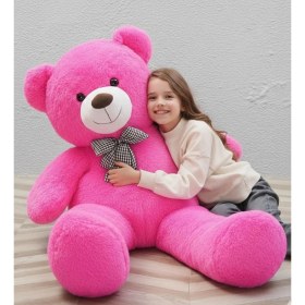 Resim Sole 160 cm Papyonlu Peluş Ayı, Dev Boy - Sevgiliye Özel...% 100 Yerli Imalat 