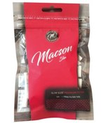 Resim MACSON Mascon Slim Premium Tutun Filtresi,sünger Ağızlık Zıvana 6mm*15mm 1 Paket 