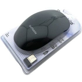 Resim Gomobile Kablosuz Optik Mouse 1200 DPI Ev - Ofis Kullanımı İçin Siyah Renkli Bağlantı 