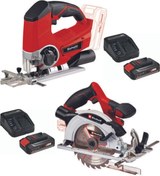 Resim Einhell Te-js 18 Dekupaj Te-cs 18/150 Li Daire Testere 2x2.5ah Set 