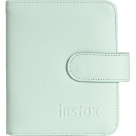 Resim Fujifilm Instax Mini 12 Yeşil Fotoğraf Makinesi-20'lu Film-Kare Albüm ve Şeffaf Kılıf Seti 