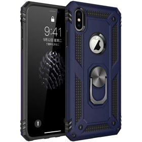Resim artlab Art İphone X Kılıf Sofya Yüzüklü Silikon Kapak - Lacivert Lab 