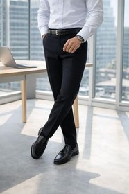 Resim Muggo VOGAYER Hakiki Deri Erkek Günlük Klasik Loafer Ayakkabı 