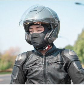Resim Prestigegoods Rockbros Lf8065 Outdoor Motosiklet Yüz Maskesi Streç Balaklava Kullanışlı Ve Komforlu Balaklava 
