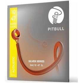 Resim Pitbull Strings Silver Series Sag 10-47 Sl Takım Tel Akustik Gita 