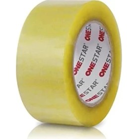 Resim AyrStore 10 Adet Onestar Koli Bandı 45 mm x 100 mt Şeffaf Güçlü Yapışkanlı Kopmayan Bant 
