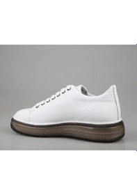 Resim Marcomen 19373 Hakiki Deri Beyaz Erkek Günlük Ayakkabı Beyaz 