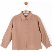 Resim Kız Çocuk Başak Gömlek 36541 Vizon 