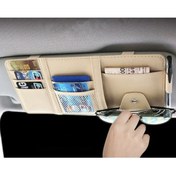 Resim Point Güneşlik Arkası Organizer Cdlik Gözlük Tutucu Kartlık Bej 