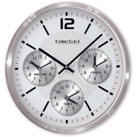 Resim Time Gold 4'Lü Dünya Saati Metal 50 Cm 