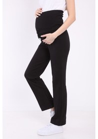 Resim Luvmabelly Myra8500 Beli Ayarlanabilir Hamile Günlük Ev Pantolonu -siyah 