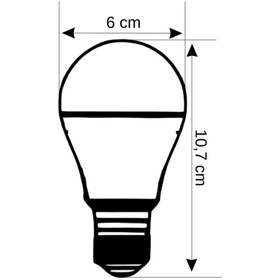 Resim Mons 9 w Ampül 6400 K Beyaz Işık 900 lümen Horoz Ampül E27 duy Horoz Ekola 9 W 