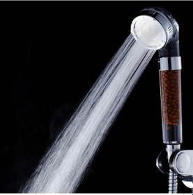 Resim Su Arıtmalı Duş Başlığı Tasarruflu Kokulu Banyo Duş Başlığı Şeffaf 
